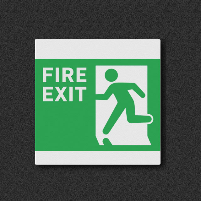 写真:サイン陶板